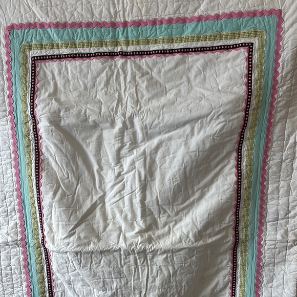 Pottery Barn Kids Multicolor Quilted Blanket - Picture 2 of 3
